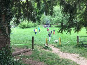 Bottom Field - Using the Cooking Shelter